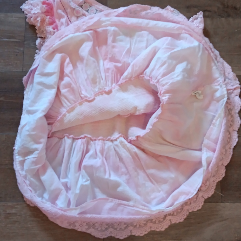 LoveShackFancy Pink Dress Size Large - Picture 14 of 14